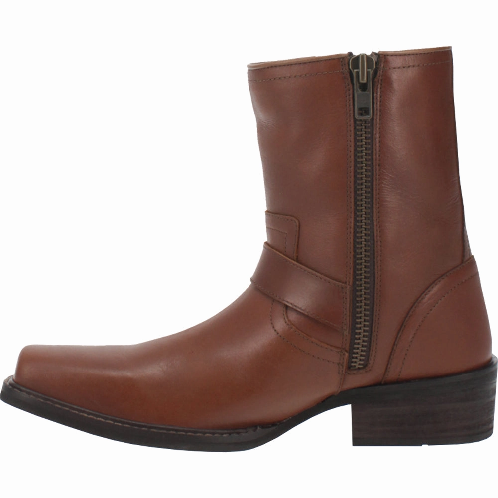 Flexible Toe Box seniors' comfort Hackett Square Toe Motorcycle Boots