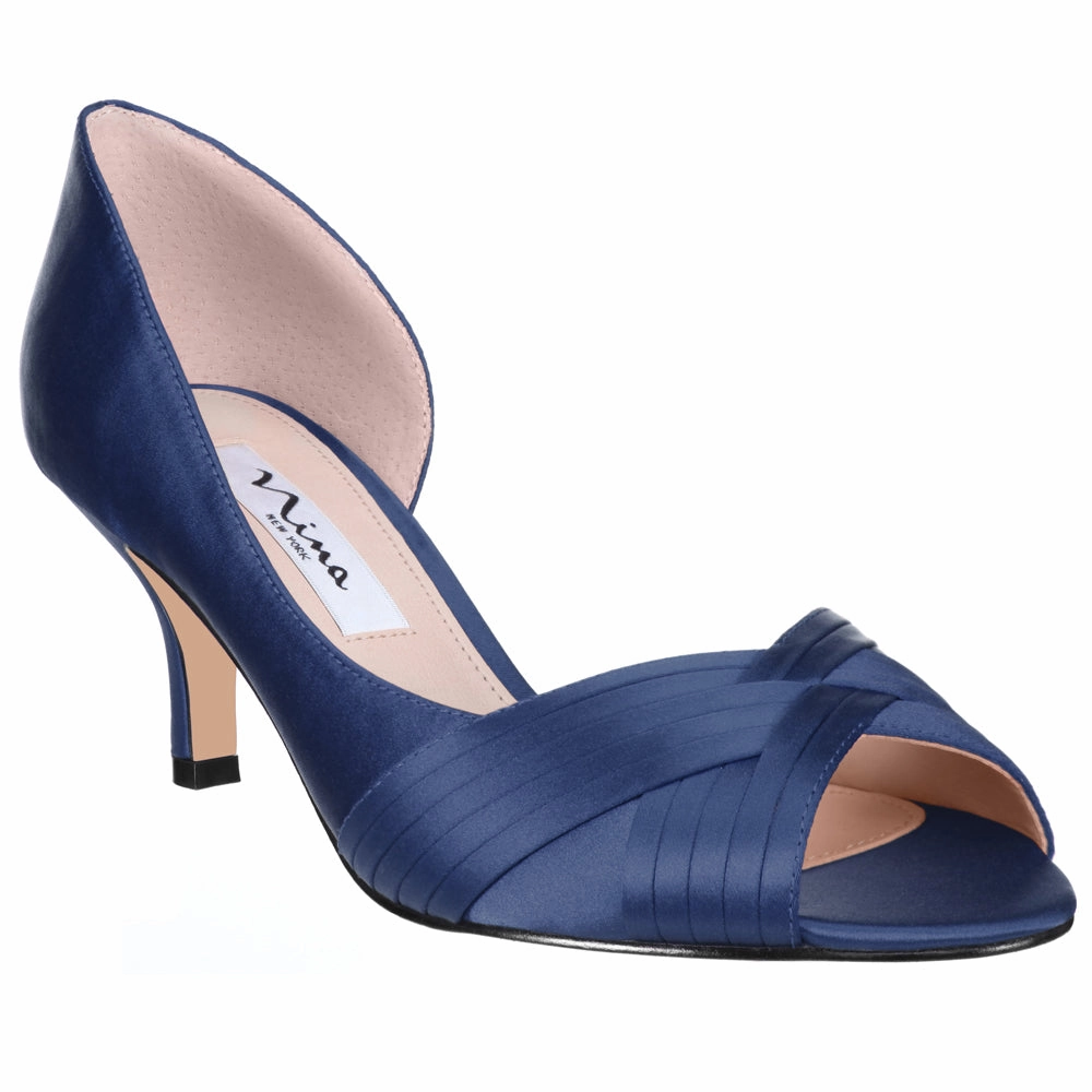 Marriage Pair Contesa Peep Toe Evening Pumps