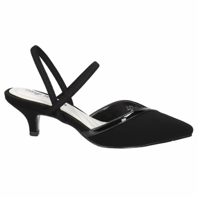 windproof Unna Pointed Toe Kitten Heel Pumps