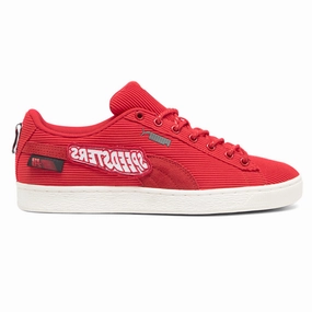True football - style Scuderia Ferrari Clyde Garage Crews Lace Up Sneakers
