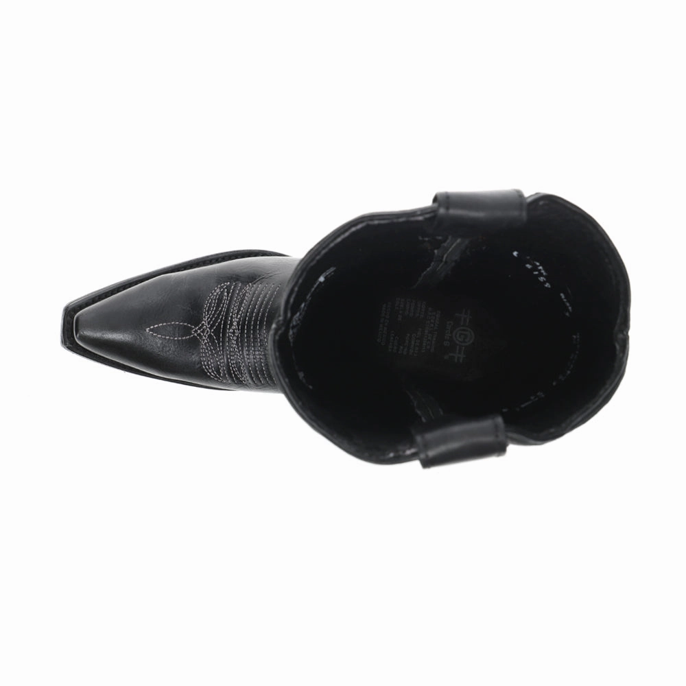 Embroidered Tooled Inlay Snip Toe Cowboy Boots All Day Wear High-Top Style