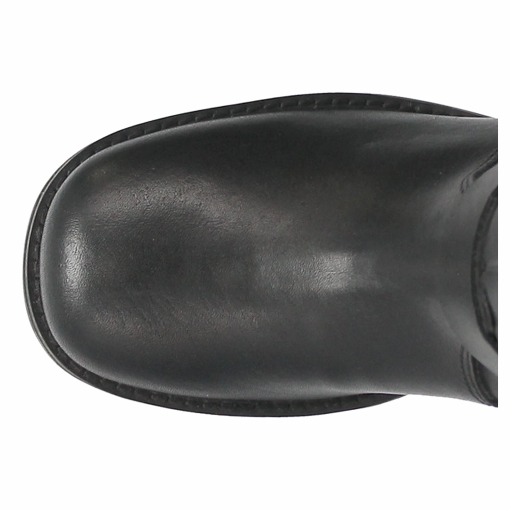 Closed Toe Harlee Round Toe Motorcycle Boots