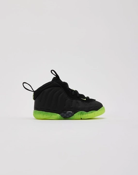 Nike Little Posite One 'Black Volt' Toddler Exclusive chic Quick Dry Fabric Technology