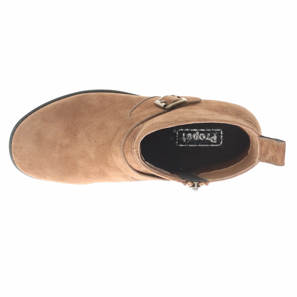 Family Fit Stain Resistant Memphis Round Toe Zippered Booties