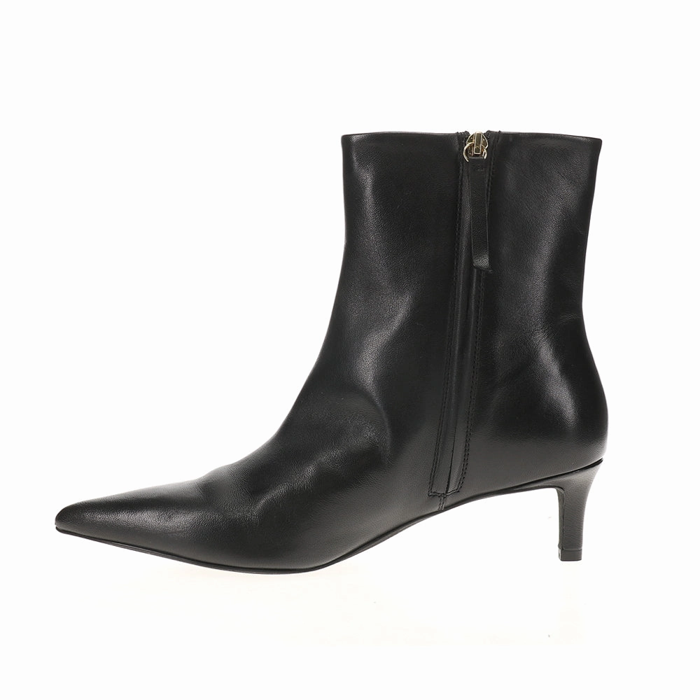 Dinner Date Pointed Toe Zippered Booties Lightweight Footwear