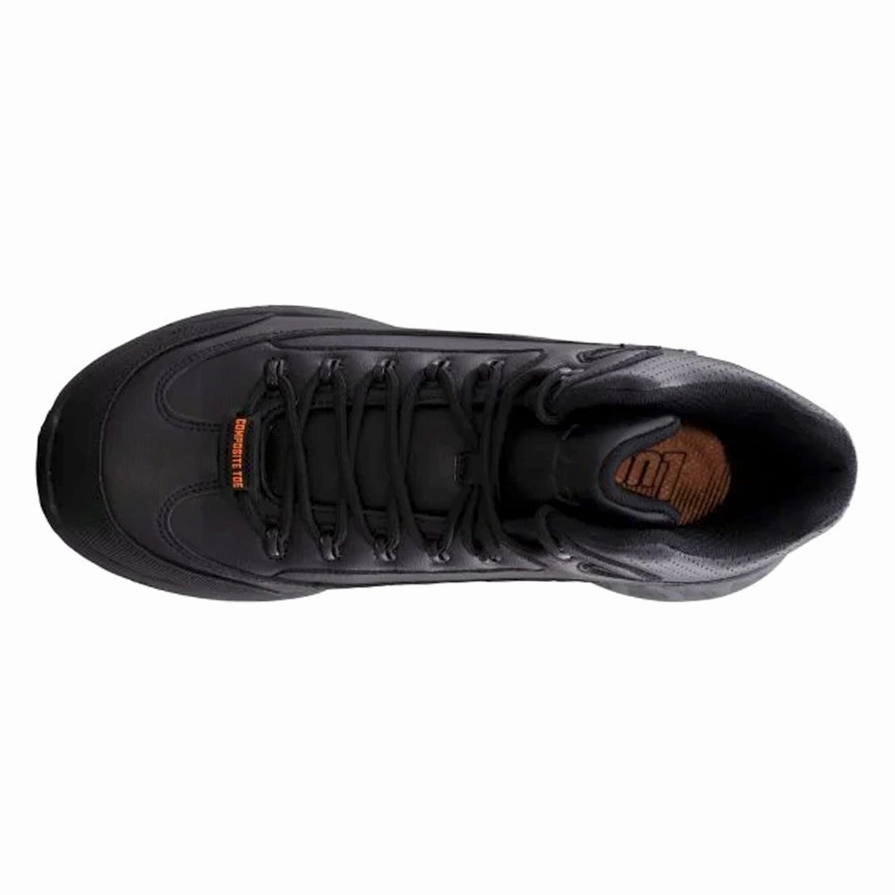 Rapid Slip Resistant Composite Toe Work Shoes Adjustable Strap Closure