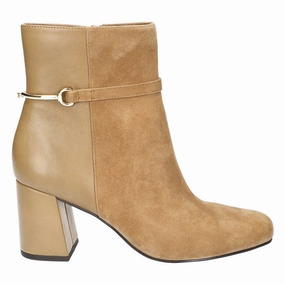 Travel Companion Quincy Square Toe Zippered Booties
