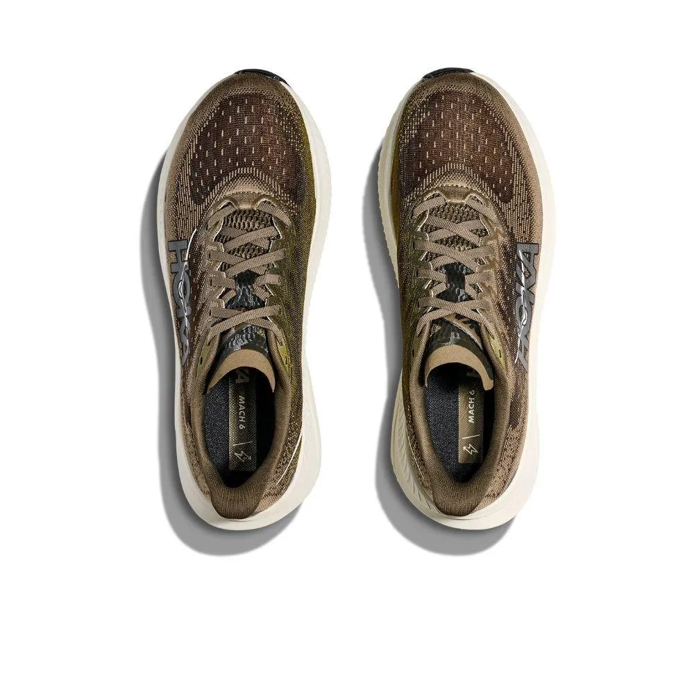HOKA MACH 6 WIDE ???????????????????? running in a mud pot area shoes 3D Molded Heel Cushion