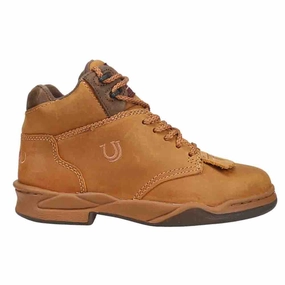 Horseshoe Kiltie Round Toe Hiking Boots Durable Shell Active Nomad Shock Absorbing Daily Walks