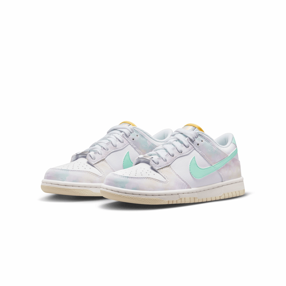 multi-color Hydrophobic Material Kid's Dunk Low 'Pastel Paisley'