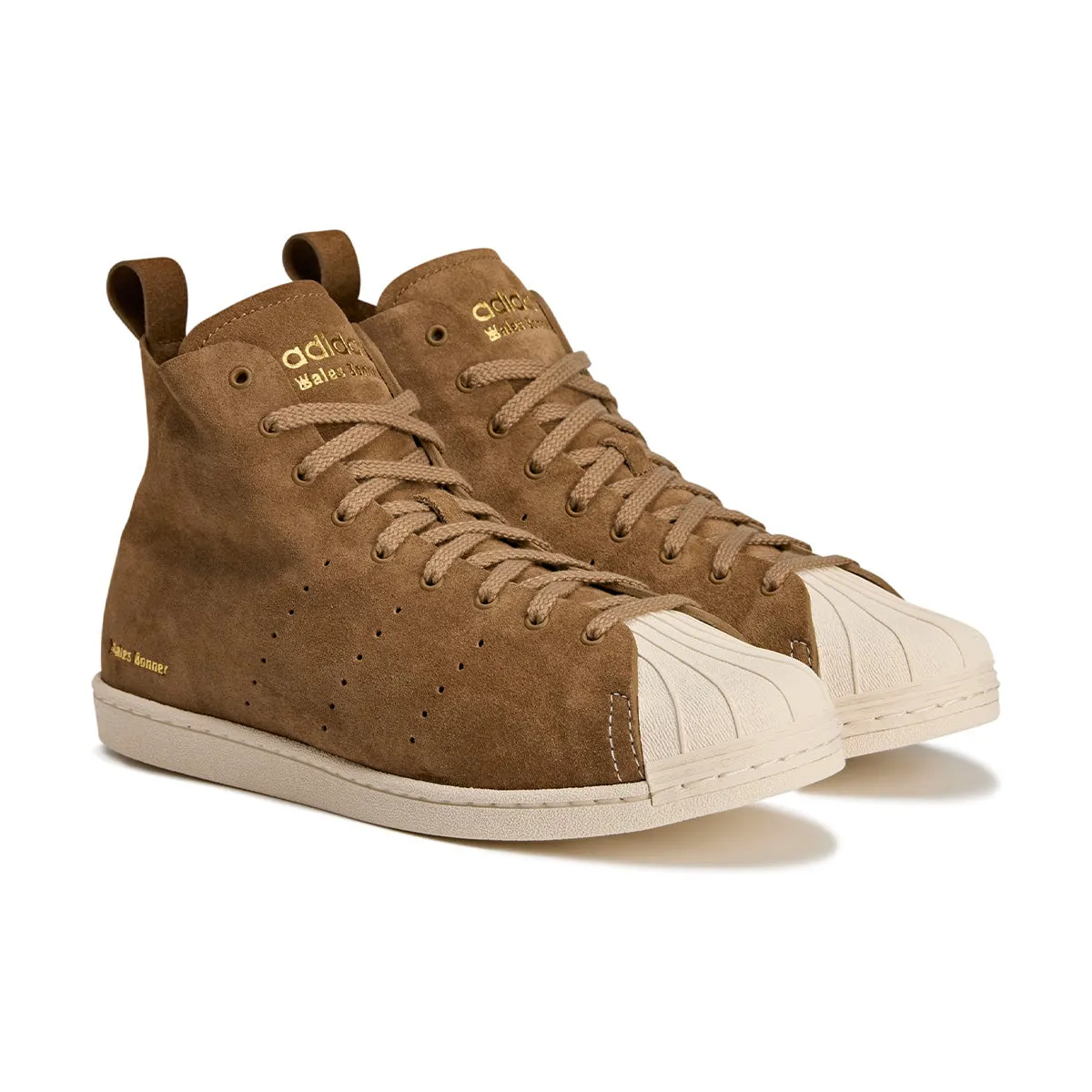   Wales Bonner Superstar Hi 'Brown' skiers summer - style