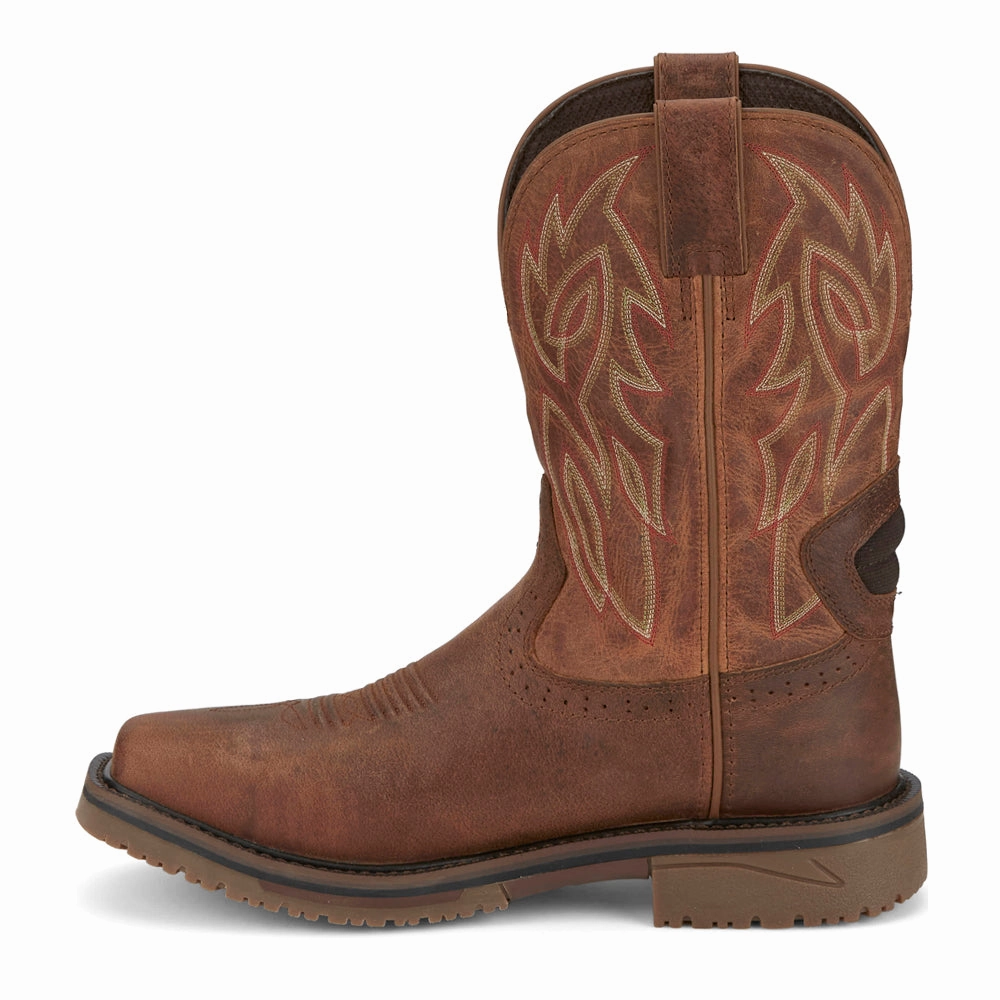 Anti Slip Traction Wolfe 11 Inch Waterproof Nano Composite Toe Work Boots