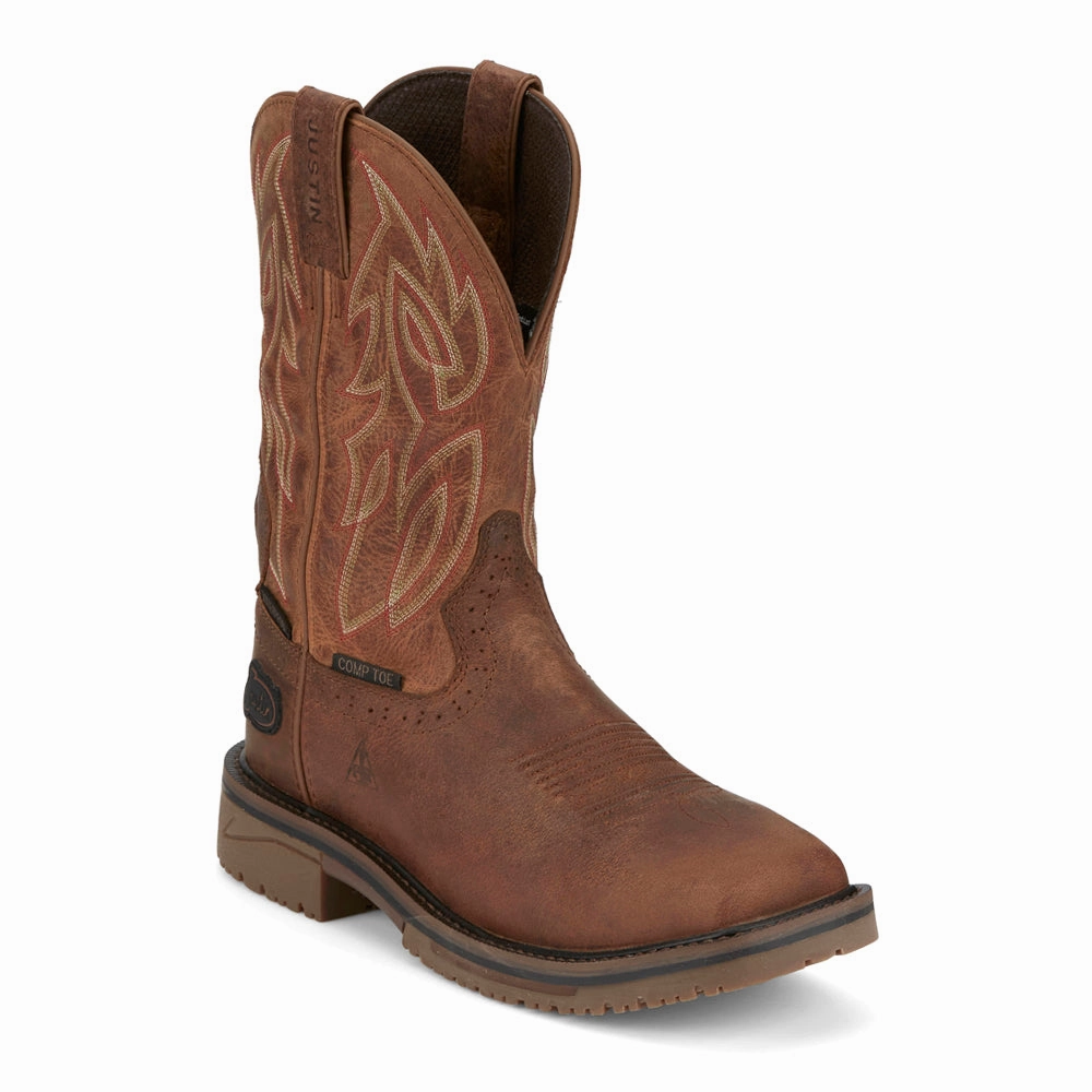 anti - odor - level Vertical Bounce Efficiency Wolfe 11 Inch Waterproof Nano Composite Toe Work Boots