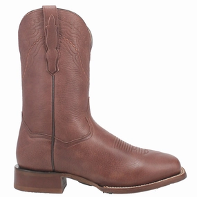 Comfortable Wear Outdoor Performance Milo Square Toe Pull On Cowboy Boots