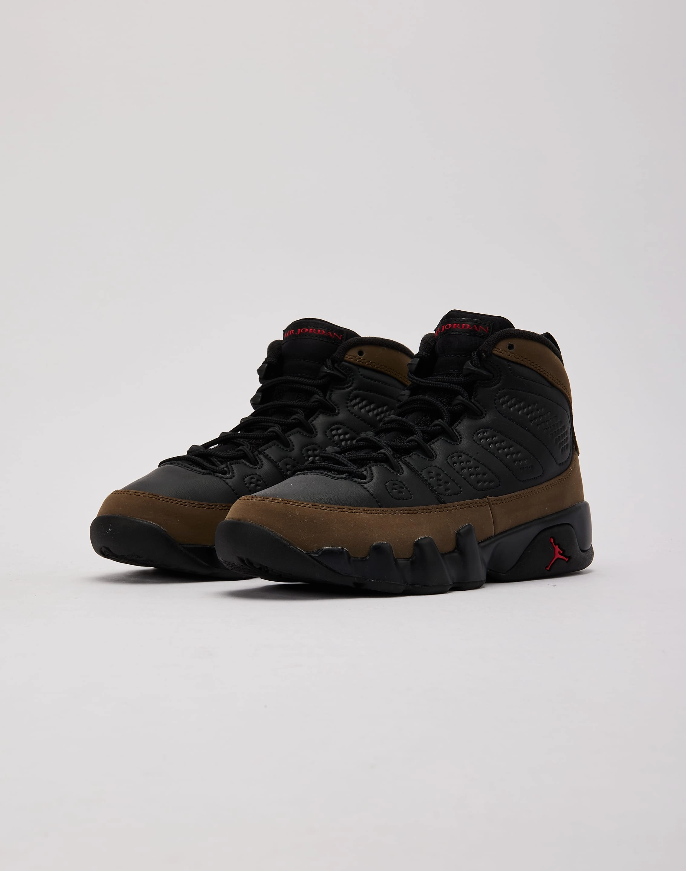 Contoured Shape Jordan Air Jordan 9 Retro 'Olive' Grade-School