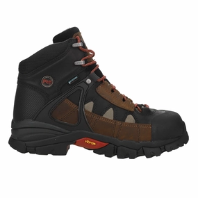 Thermoregulating Layer Reinforced Toe Guard Hyperion 6 Inch Waterproof Alloy Toe Work Boots