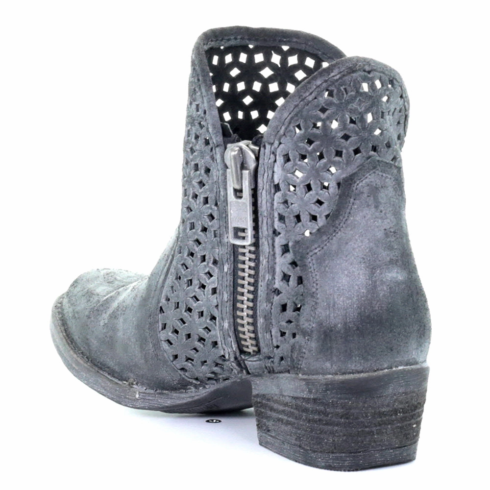 LD Cut Out Shortie Ankle Round Toe Zippered Cowboy Booties Built For Adventure