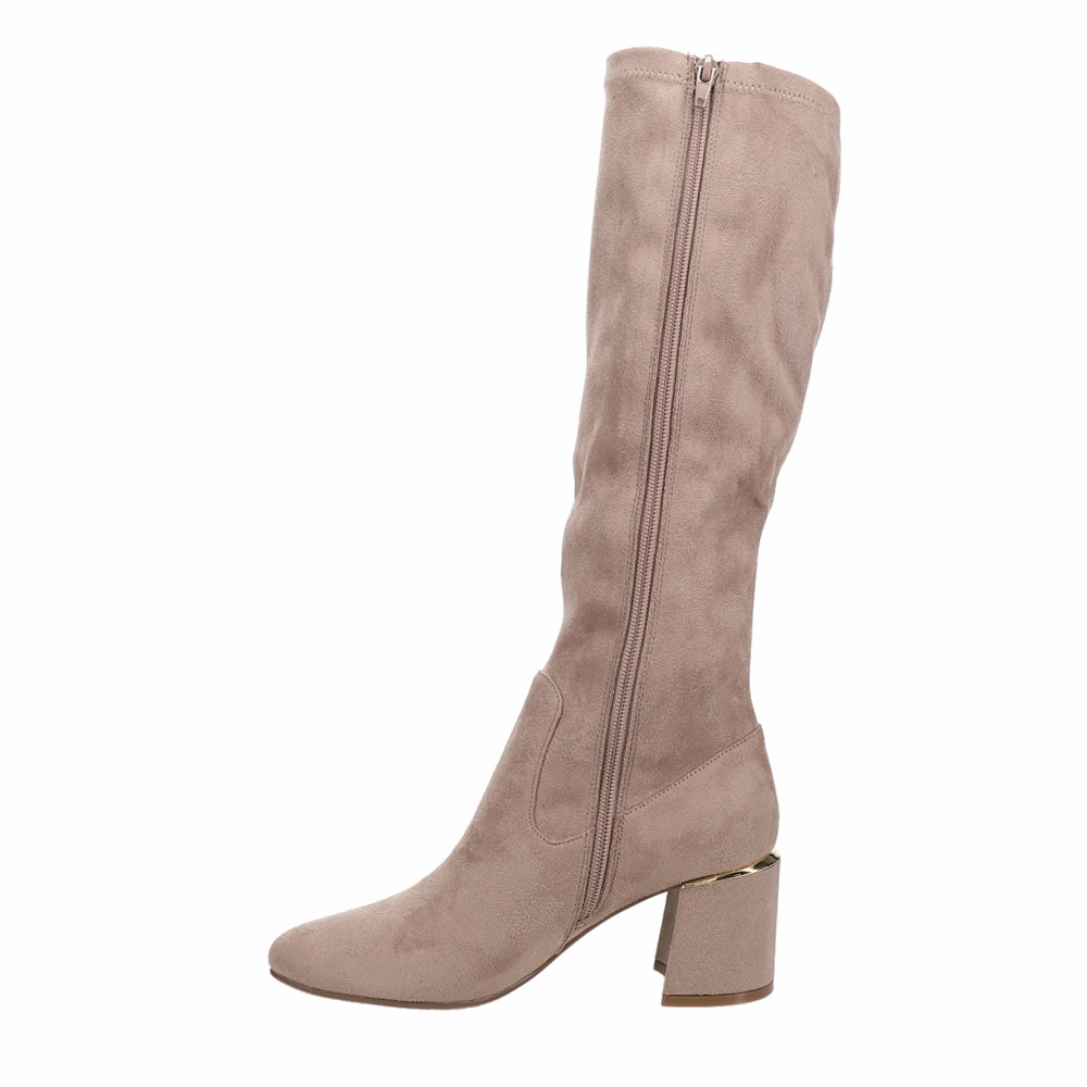 Ilona Tall Square Toe Zippered Boots Daily Function