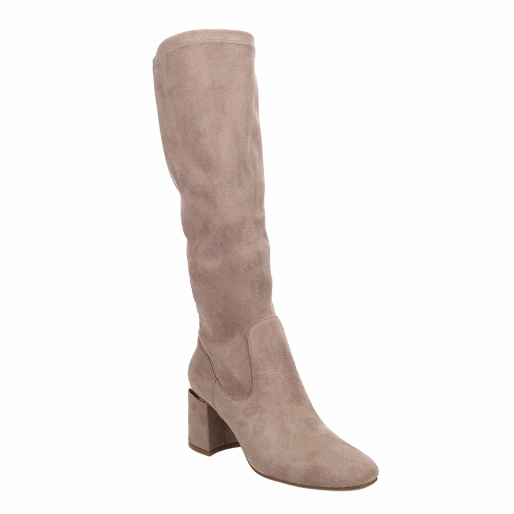 Ilona Tall Square Toe Zippered Boots Daily Essentials