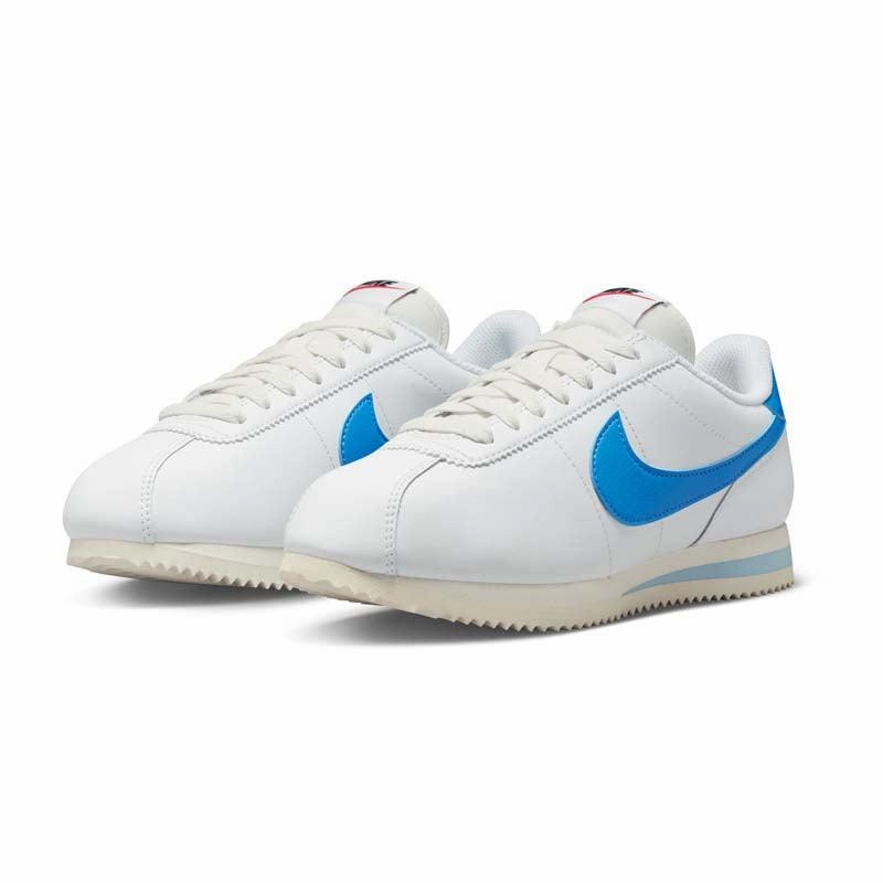 Wmns Cortez 'White University Blue' Seamless Interior Weatherproof Coating