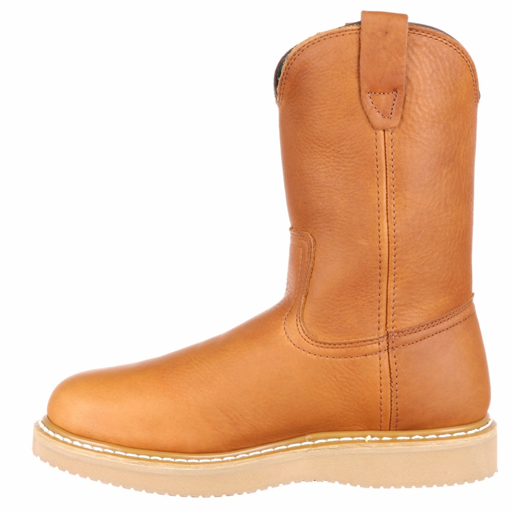 Energy Return Heel Design Wellington 10 Inch Slip Resistant Soft Toe Work Boots