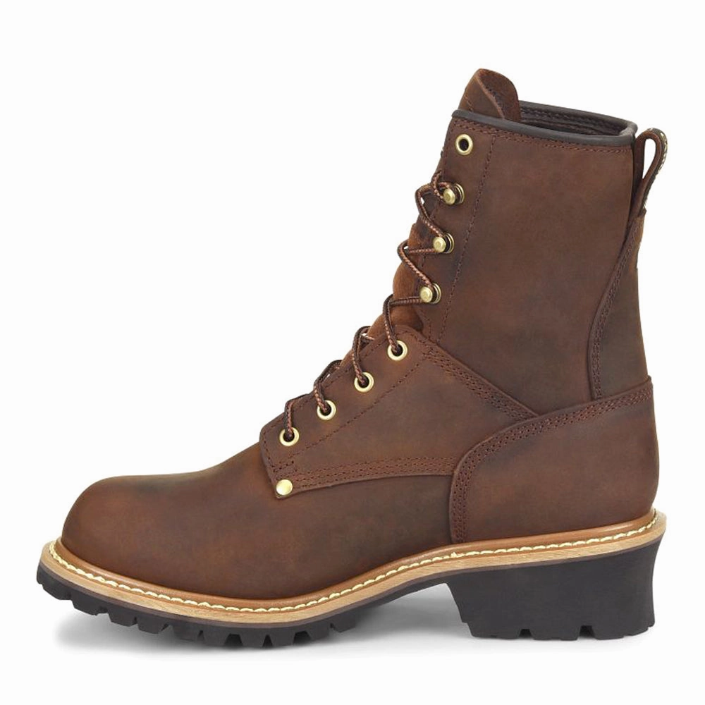 Non Binding Collar Elm 8 Inch Waterproof Steel Toe Work Boots