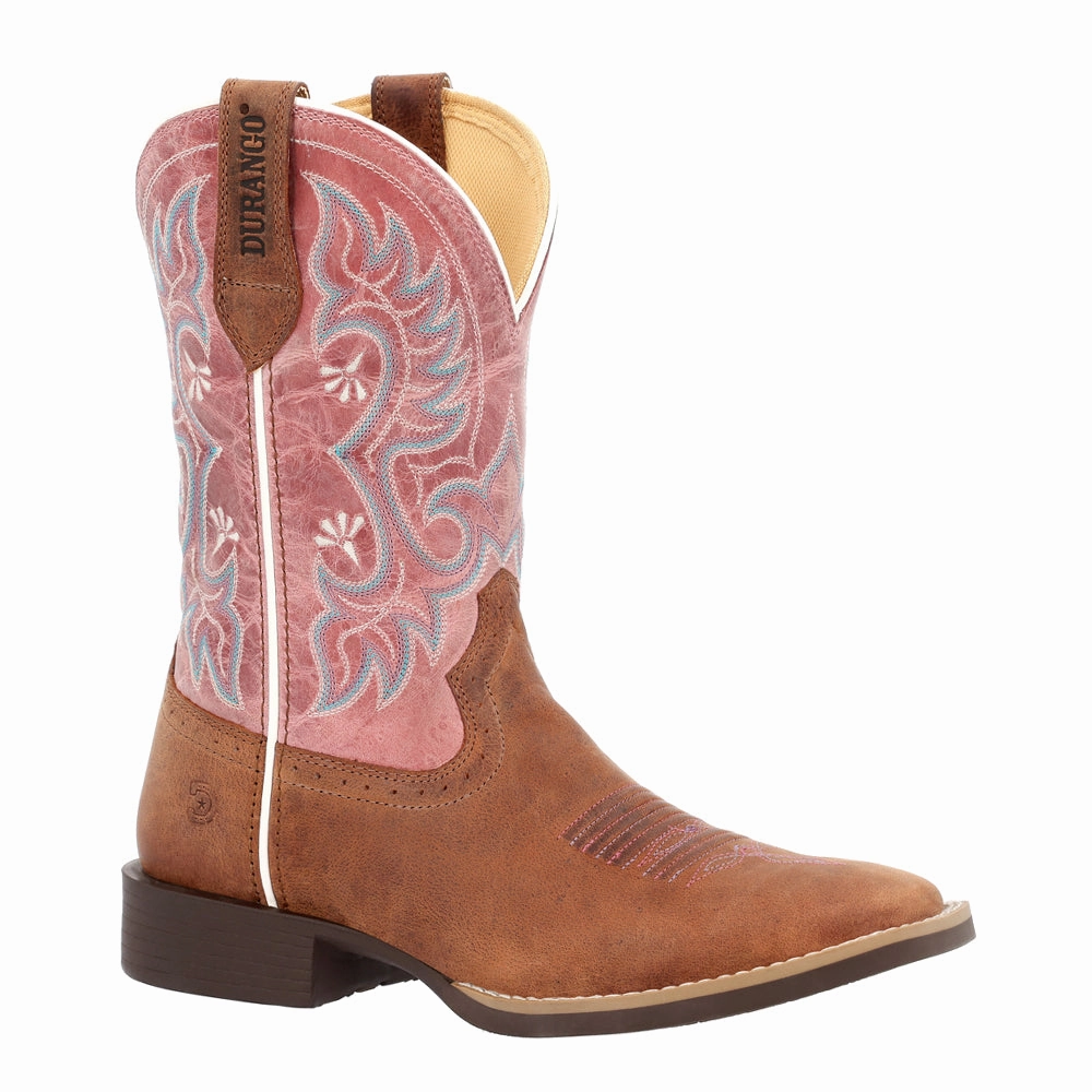 Shock Absorbing Technology Shyloh Embroidered Square Toe Cowboy Boots