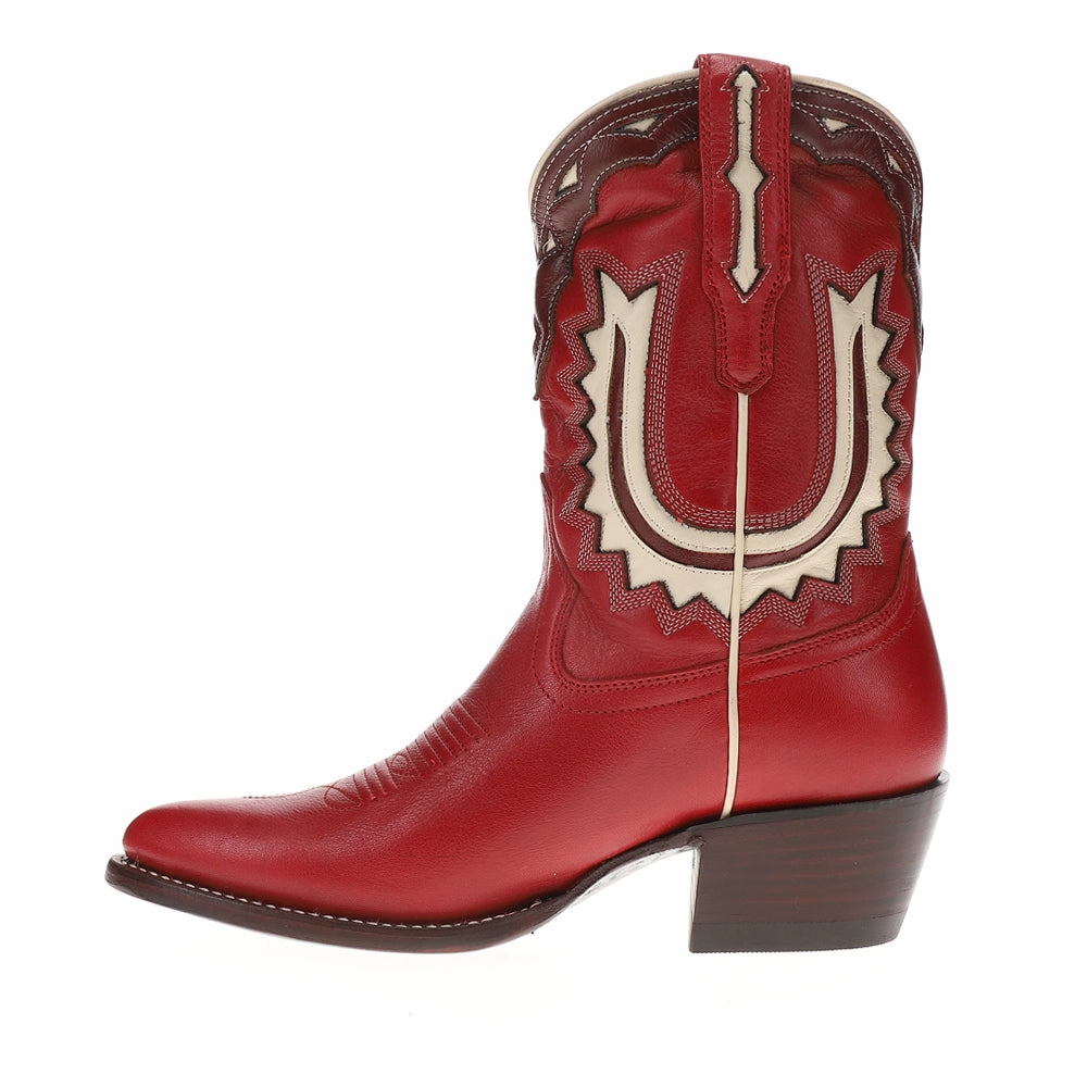 Breathable Design Comfortable Feeling The Jolene Round Toe Cowboy Boots