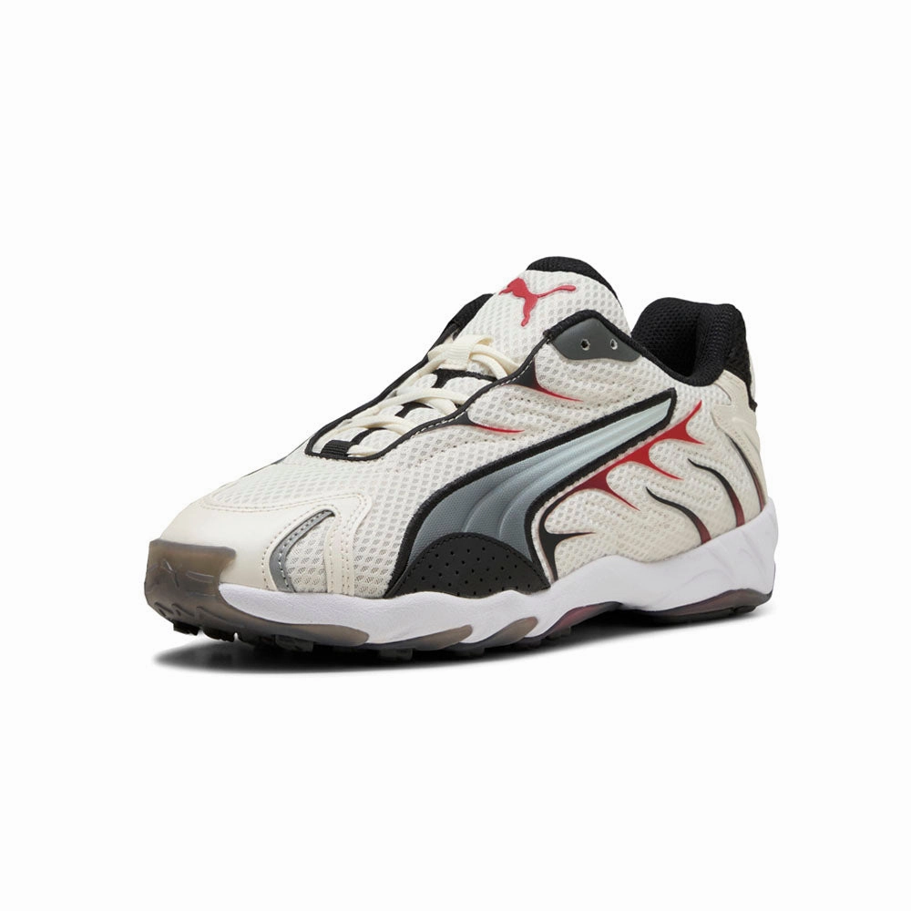 Padded Collar Construction Inhale Lace Up Sneakers