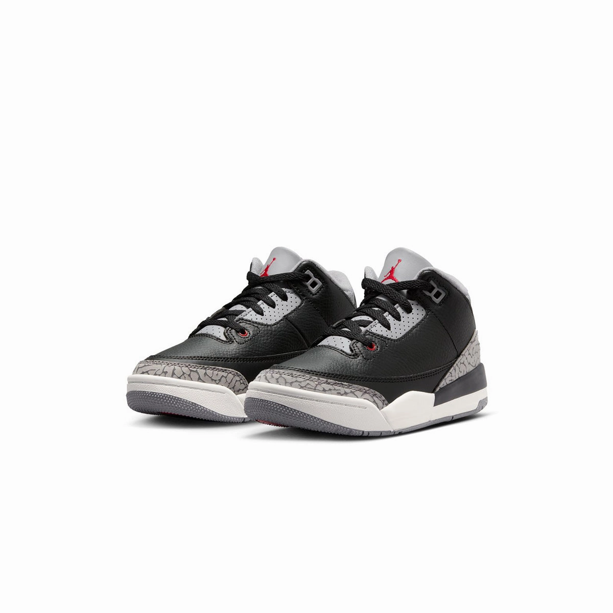 Kids Air Jordan 3 Retro 'Black Cement' Ankle Collar Padding most slip-resistant