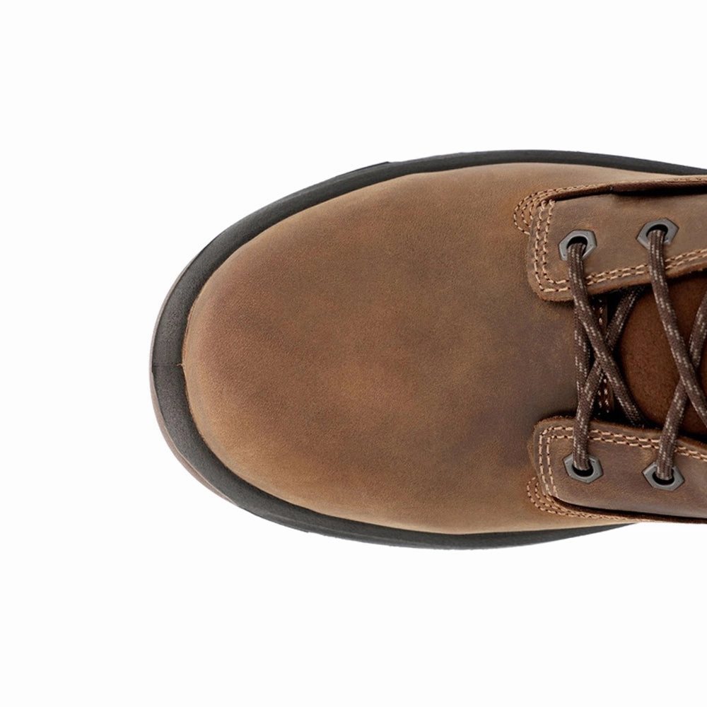 Structured grip Overtime 6 Inch Waterproof Soft Toe Work Boots