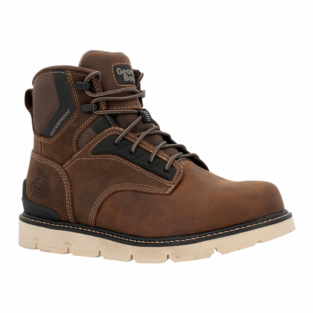 Flexible Sole Carbon Flex Wedge 6 Inch Waterproof Safety Toe Work Boots