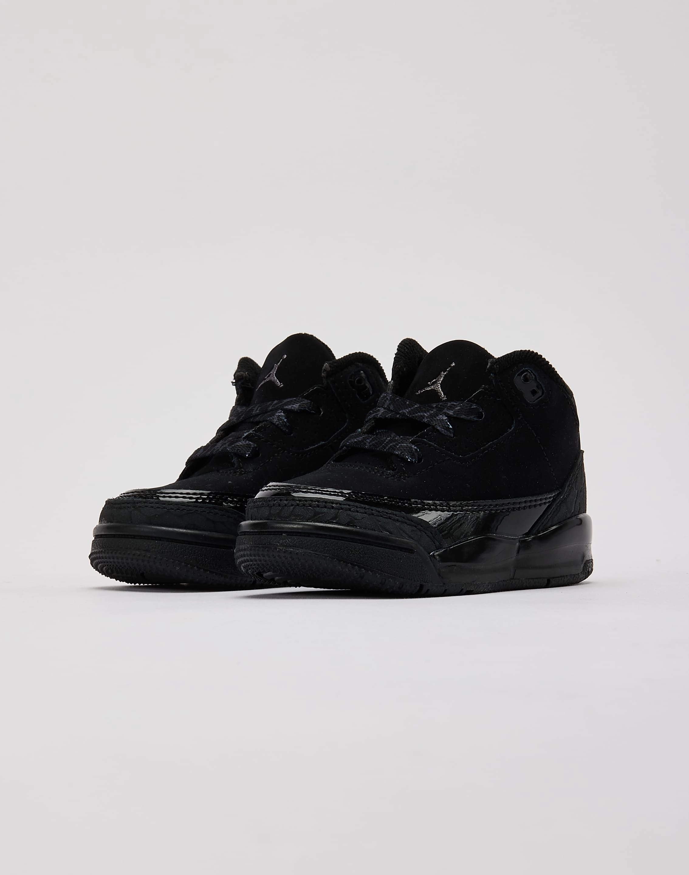 Jordan Air Jordan 3 Retro 'Black Cat' Toddler Lace Lock Technology