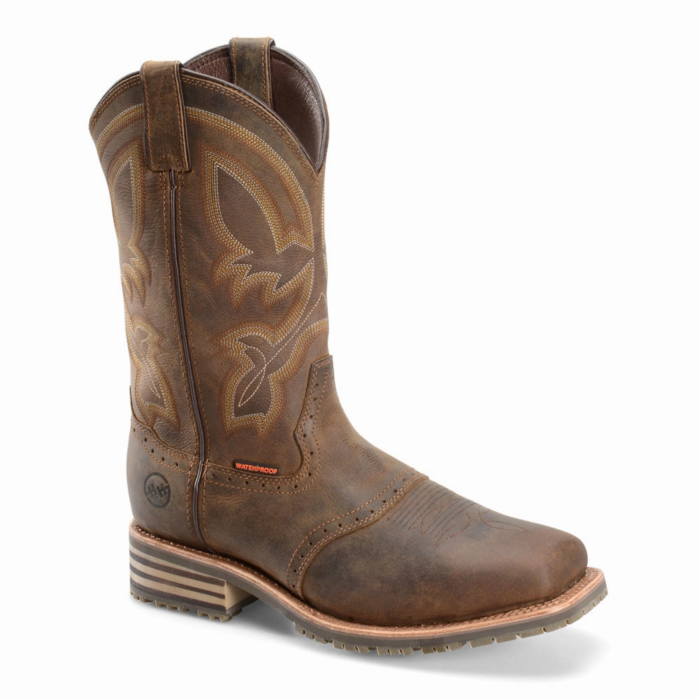 Jeyden 12 Inch Embroidered Waterproof Soft Toe Work Boots athletic chic Ventilated Airflow System