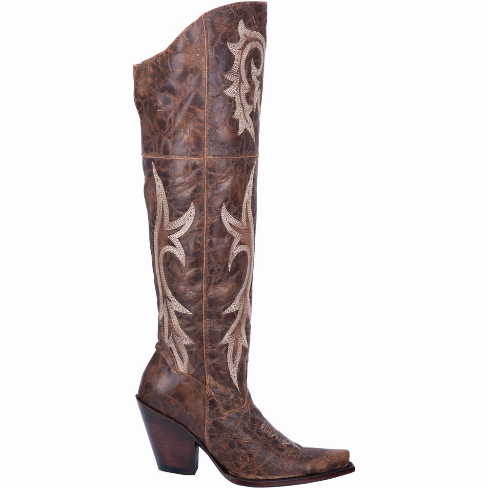 Jilted Embroidered Snip Toe Cowboy Boots Travel Light