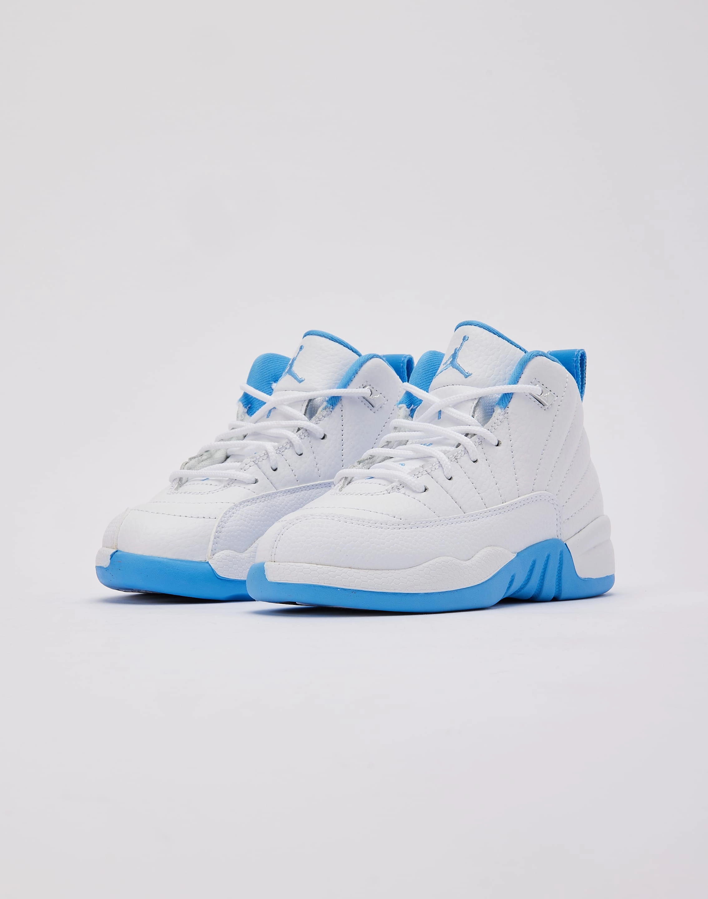 Jordan Air Jordan 12 Retro 'White and University Blue' Pre-School most hiking