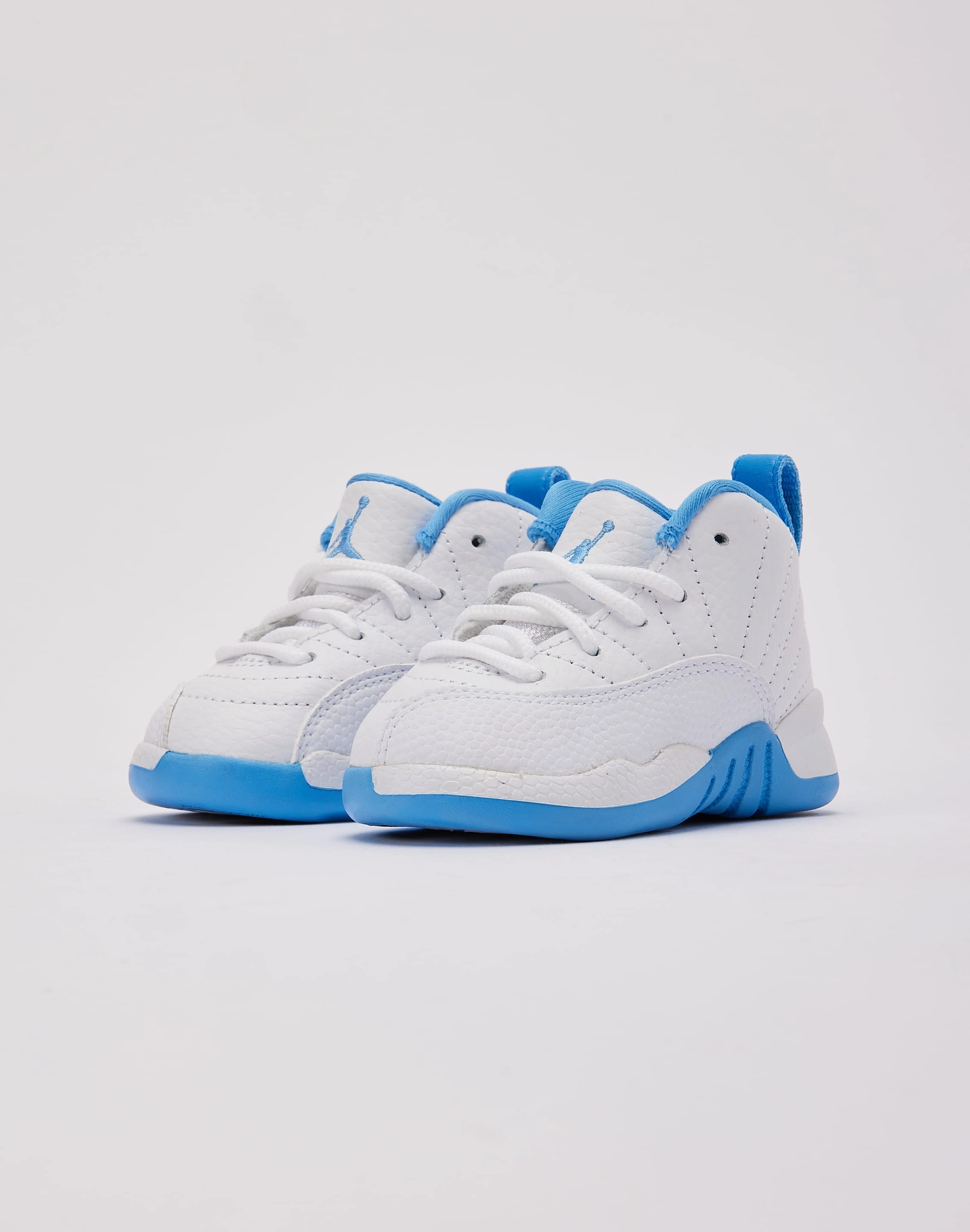 Jordan Air Jordan 12 Retro 'White and University Blue' Toddler Bacterial Inhibiting Finish