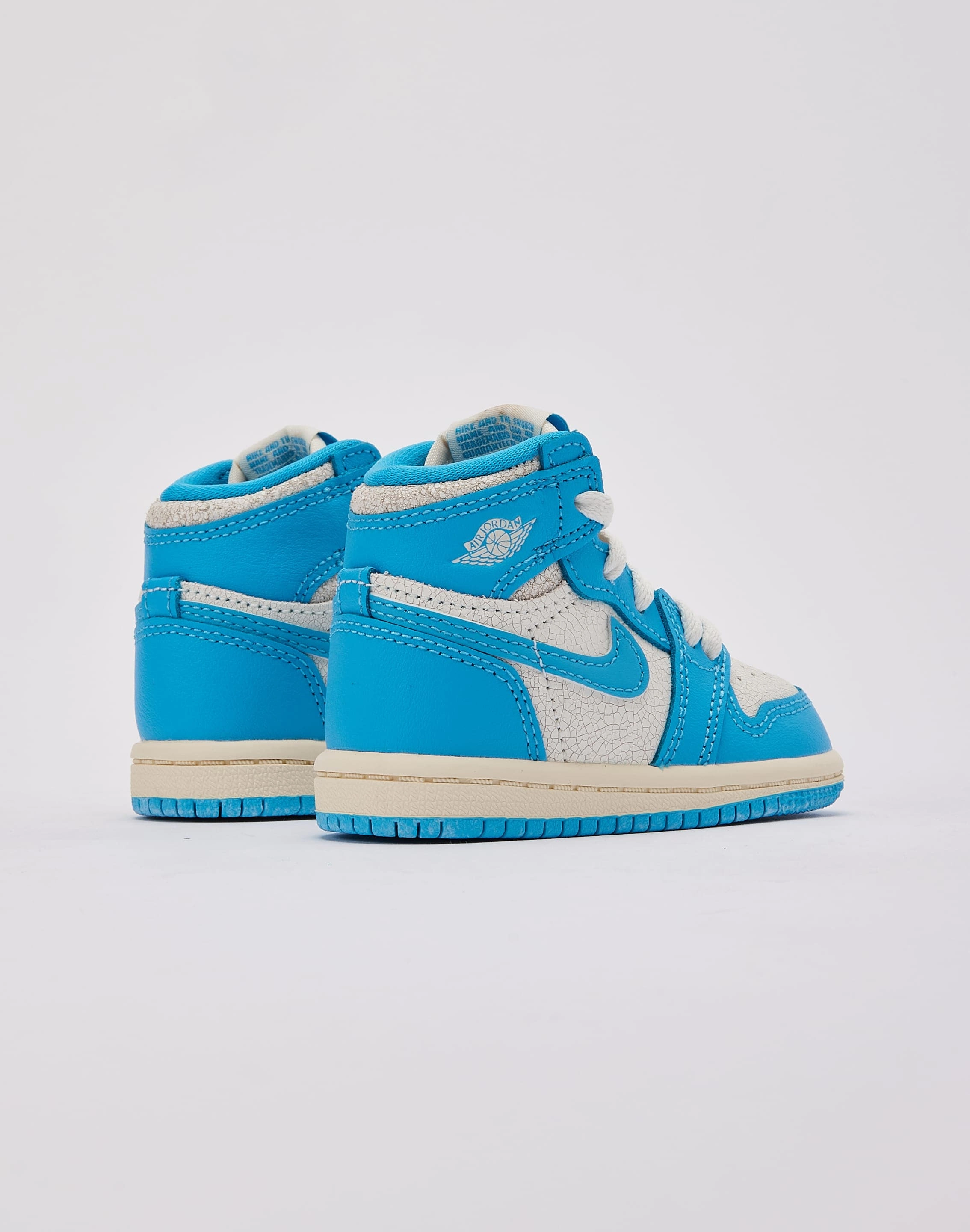 most work fluorescent Jordan Air Jordan 1 Retro High OG 'UNC Reimagined' Toddler