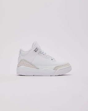 Jordan Air Jordan 3 Retro 'Pure Money' Pre-School Breathable Knit Upper Moisture Management Layer