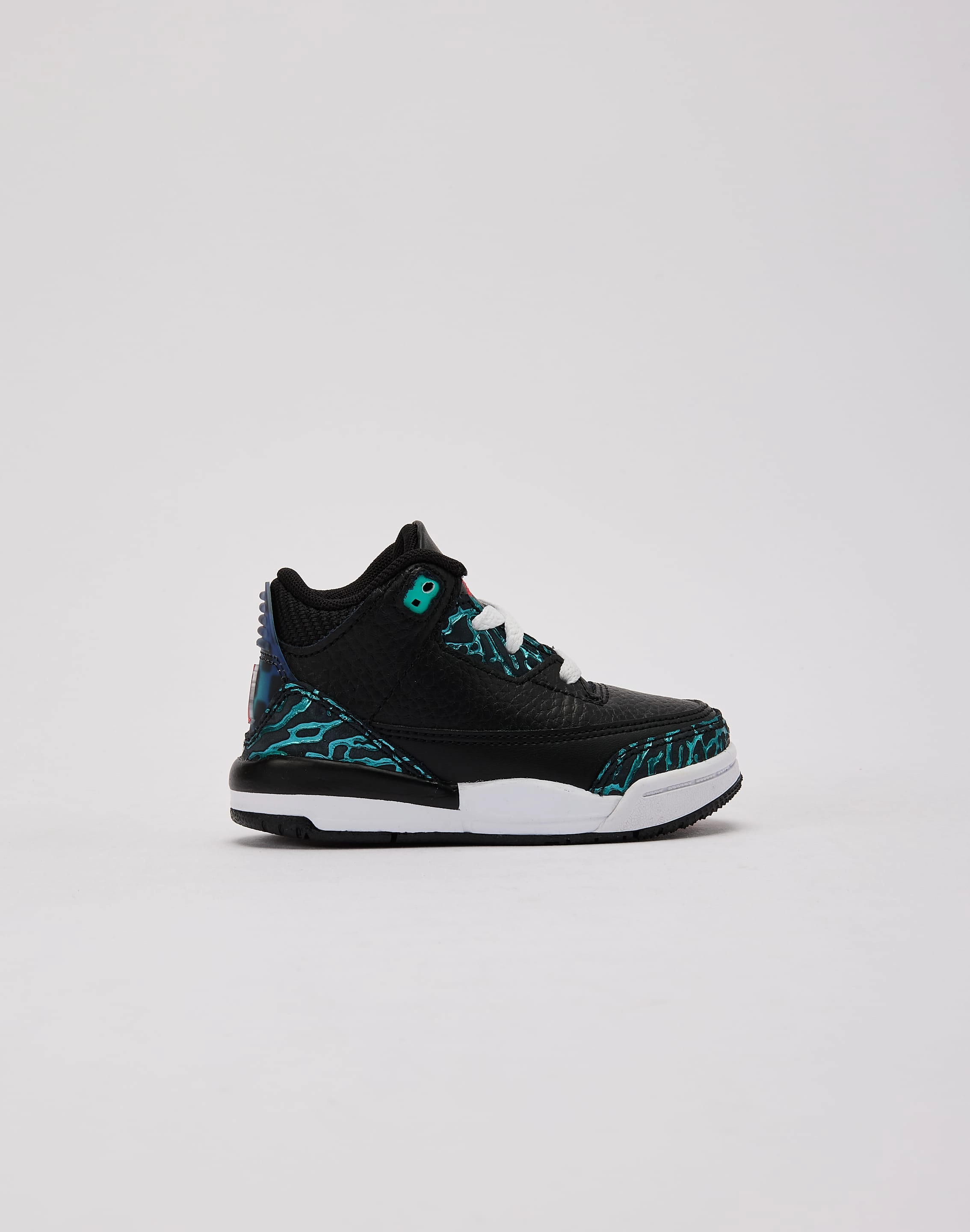 Jordan Air Jordan 3 Retro SE 'Black and Hyper Jade' Toddler Puncture Proof Plate