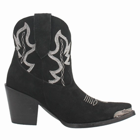 Joyride Embroidered Snip Toe Pull On Cowboy Booties Comfort Flex
