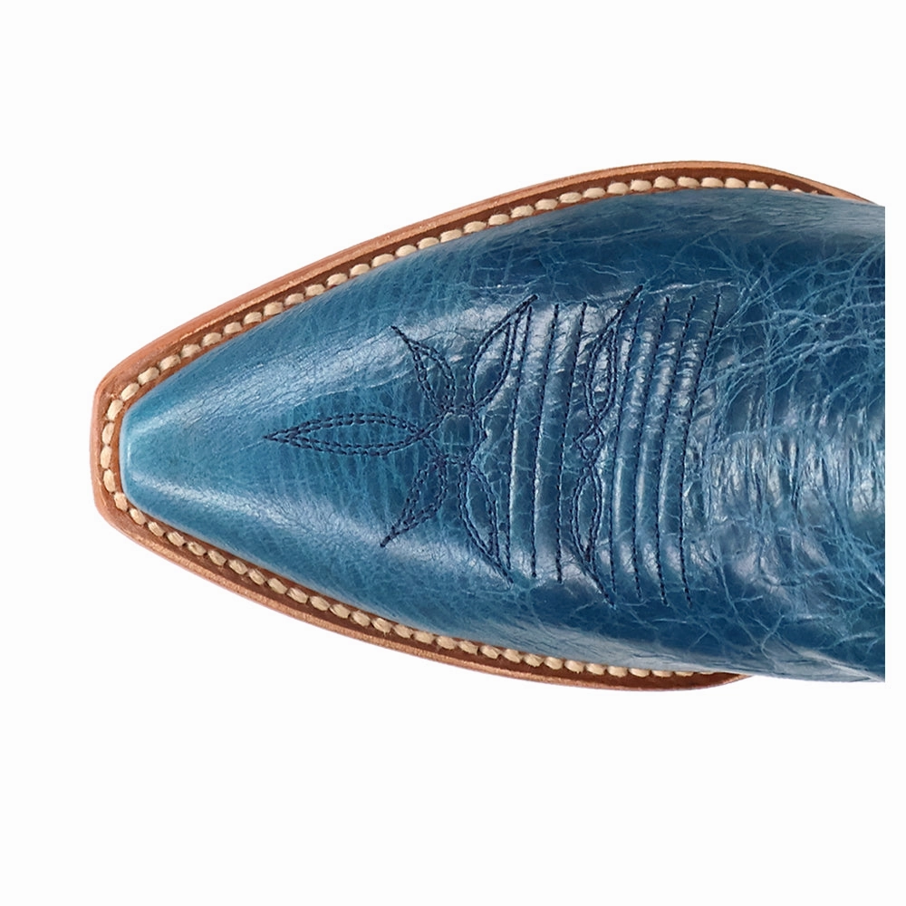 Katy Embroidered Snip Toe Pull On Cowboy Boots Casual Wear