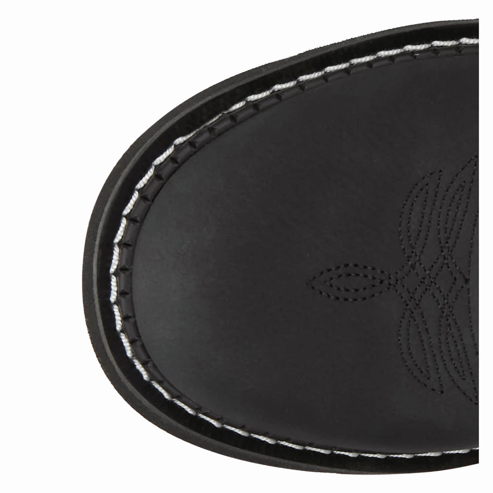 Kay Embroidered Round Toe Cowboy Boots Anti Fatigue Technology Waterproof City Walking