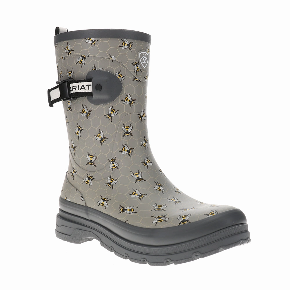 Kelmarsh Mid Graphic Rain Boots Natural Fit