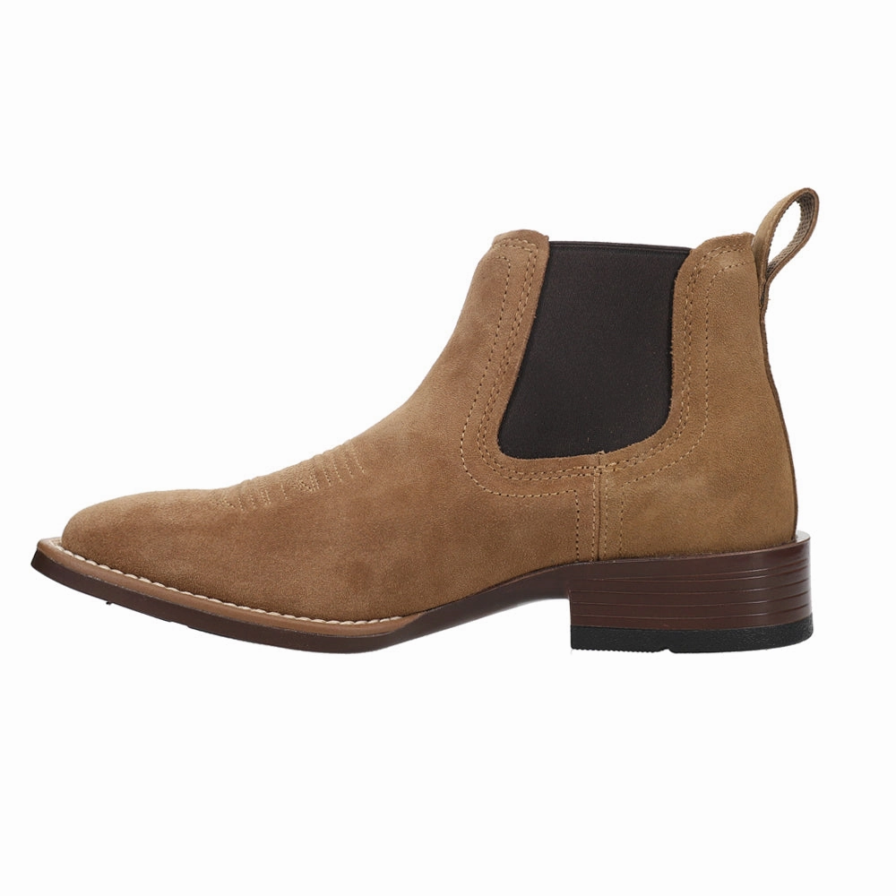 performance - enhancement - level Retro-inspired performance Booker Ultra Embroidered Square Toe Chelsea Boots