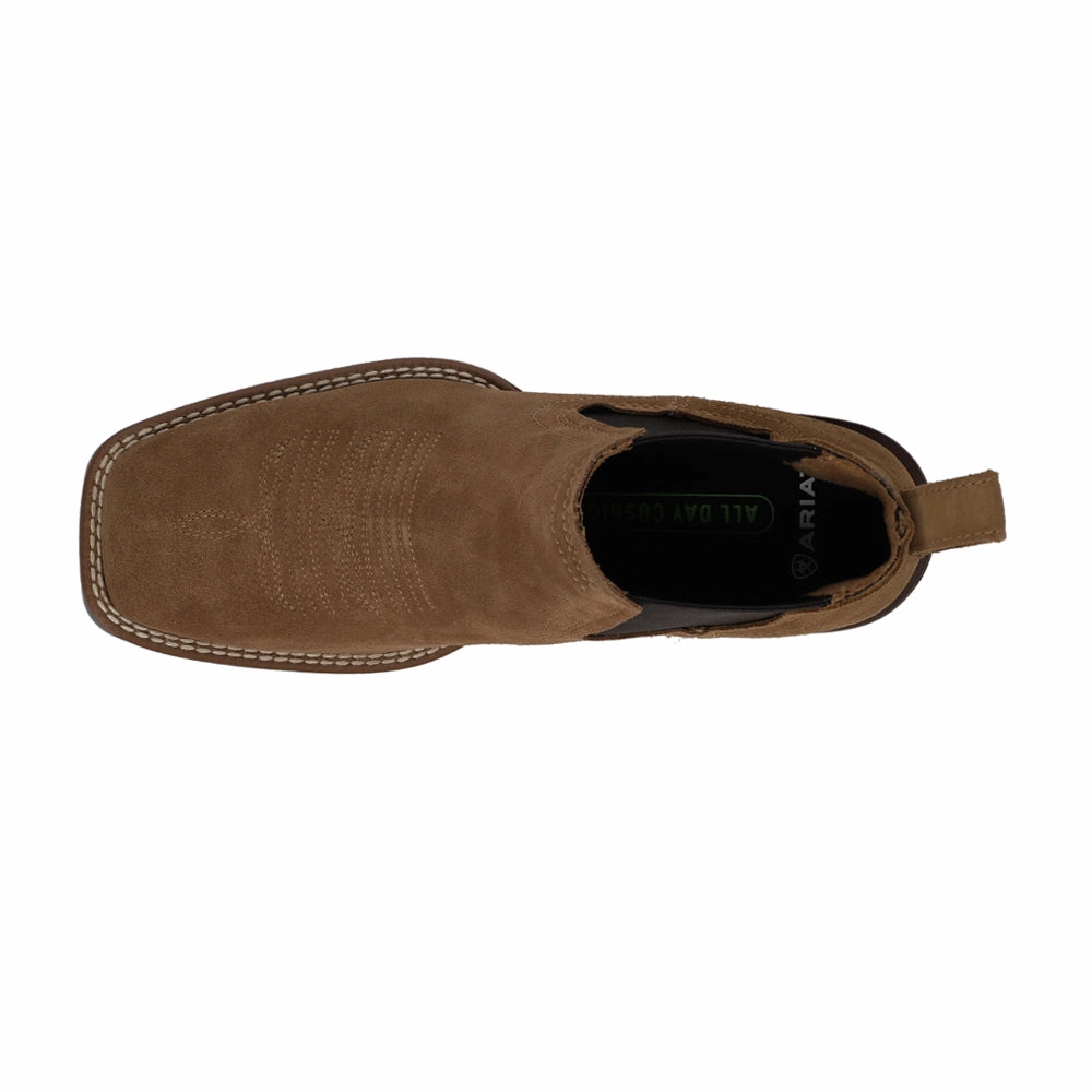 Anti Odor Technology Tear Resistant Webbing Booker Ultra Embroidered Square Toe Chelsea Boots