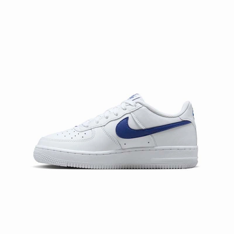 Kid's Air Force 1 'White Hyper Royal' High-quality Heat Sealed Seam Technology