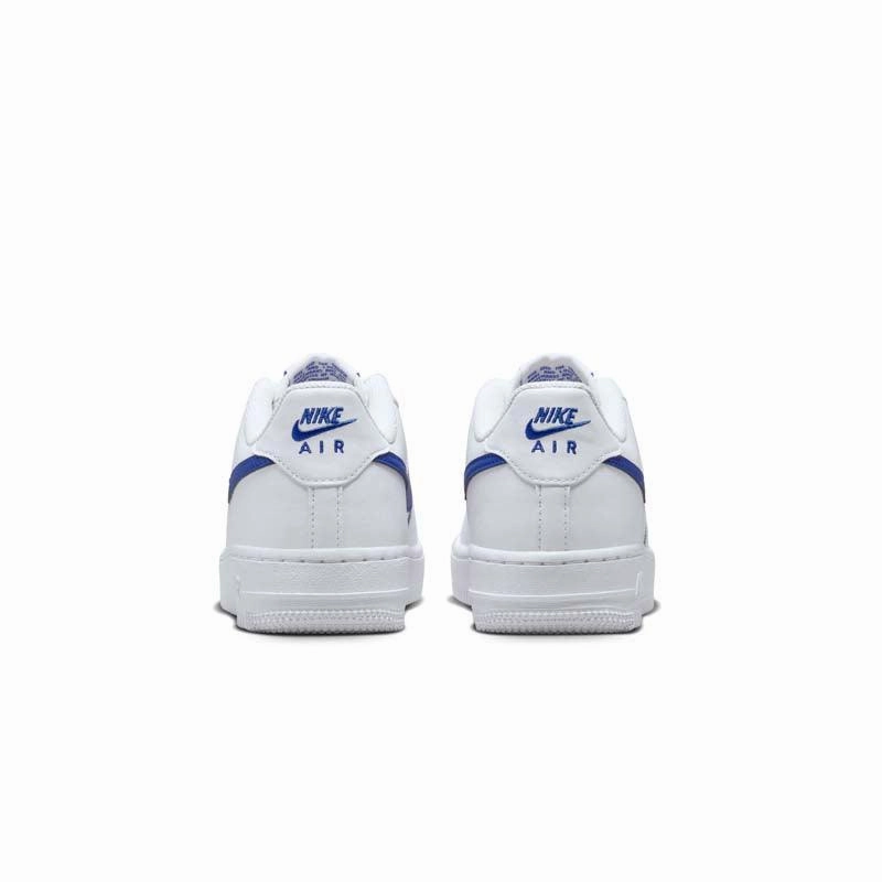 Casual cushioning cycling - style Kid's Air Force 1 'White Hyper Royal'