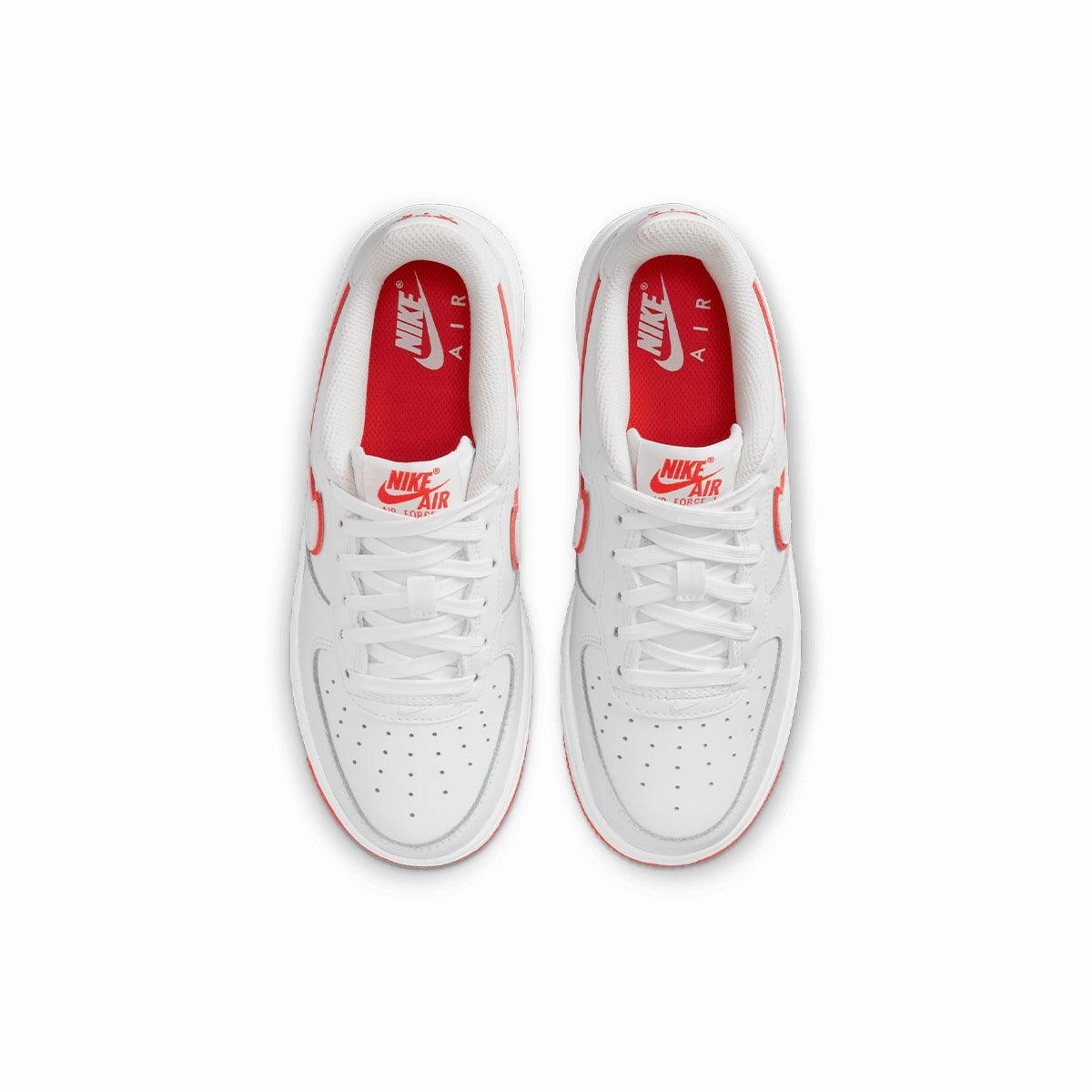 formal - style Odor Resistant Materials Kid's Air Force 1 'White Picante Red'