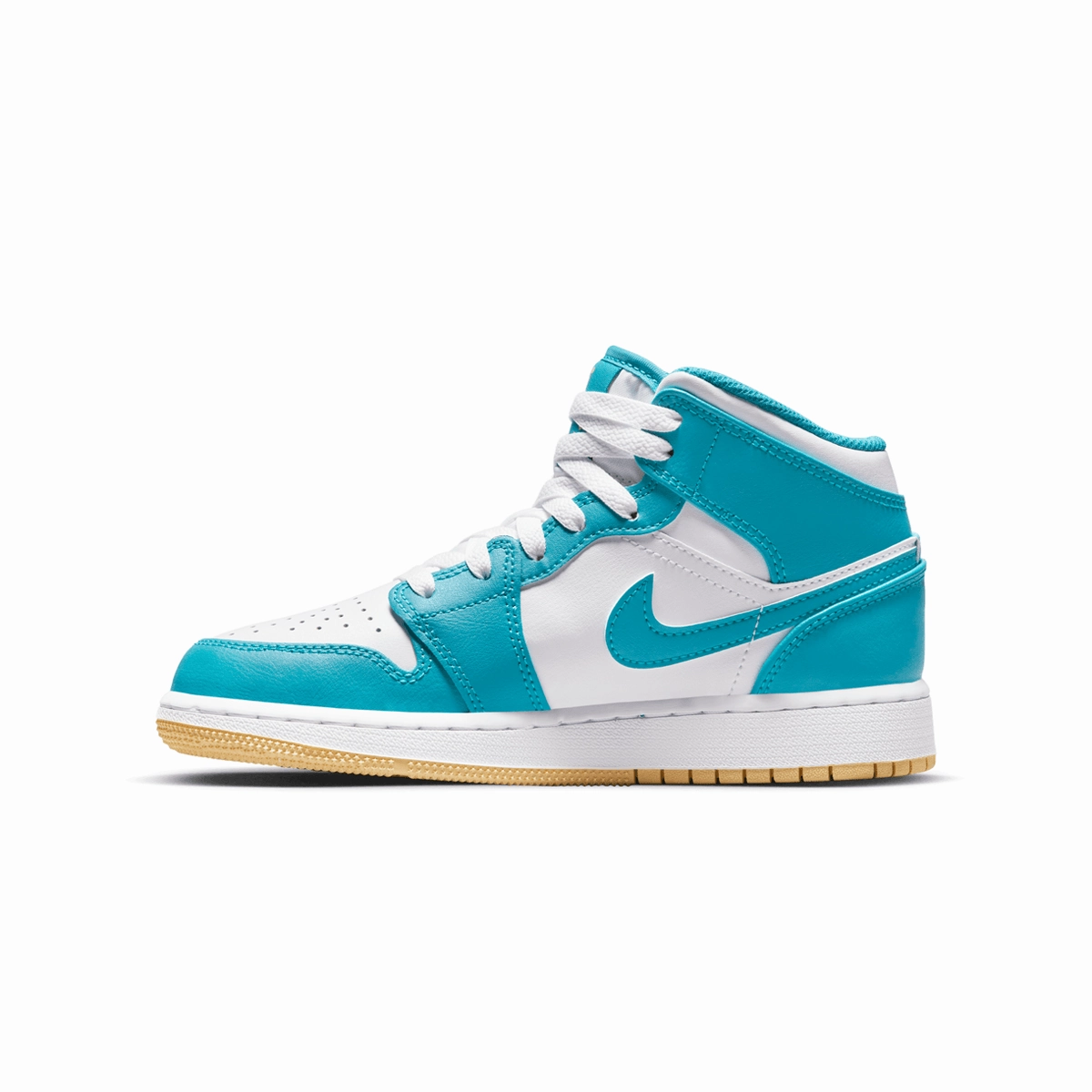 Shear Reducing Liner Kid's Air Jordan 1 Mid 'Aquatone'
